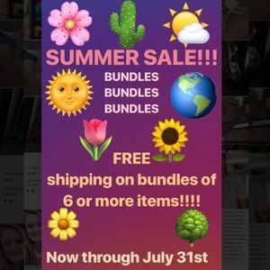 SUMMER SALE!!! 🌸🌺🌻🌼💌 (read description!!!)